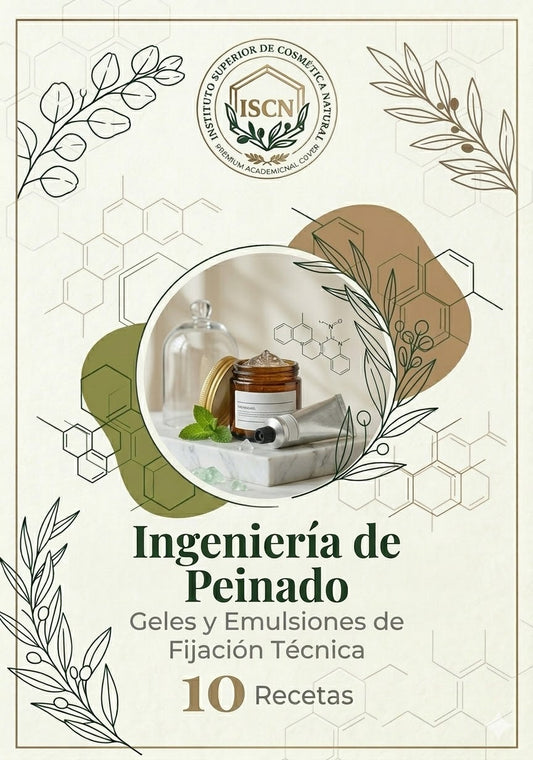 Ingeniería de Peinado: Geles y Emulsiones de Fijación Técnica. 10 recetas.